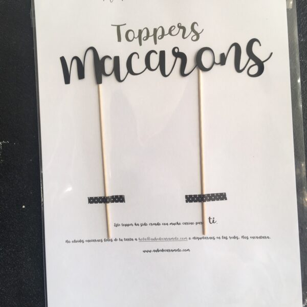 Topper Macarons