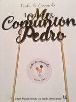 Topper Mi comunión + nombre