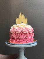 Topper castillo purpurina