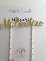 Topper Mi Bautizo