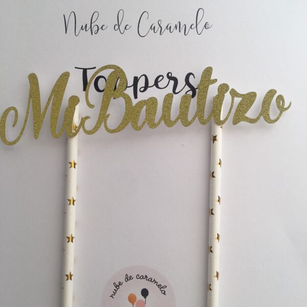 Topper Mi Bautizo
