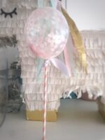 Topper Globo Mini con Confetti 5