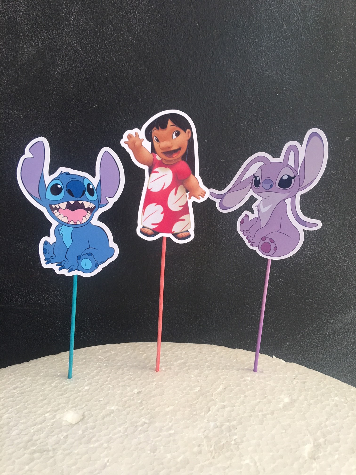 Lilo & Stitch Decoracion Tarta,Topper Tarta Cumpleaños Stitch