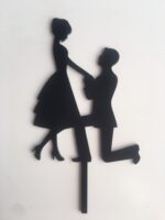 Topper madera 3 líneasmetacrilato pedida