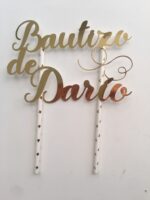Topper Bautizo de Darío