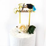 topper graduación azul