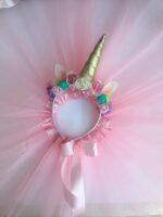 Pack Falda de tul + diadema unicornio2