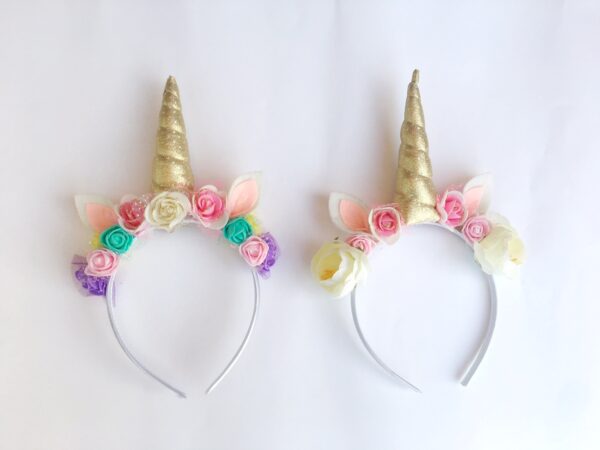 Pack diademas unicornio