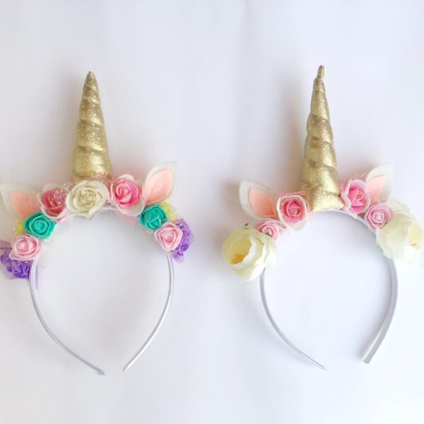 Pack diademas unicornio