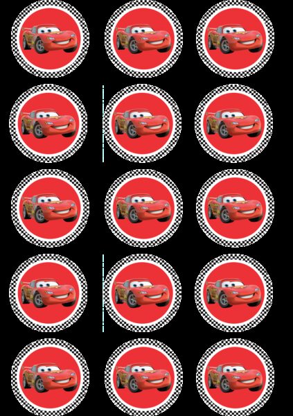 Papel de azucar nuevo Cars 5