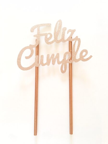 Topper Feliz Cumple Macarena