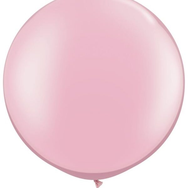 Globo redondo color rosa Pearl Pink