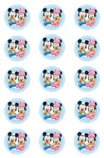 Papel Mickey y minnie baby