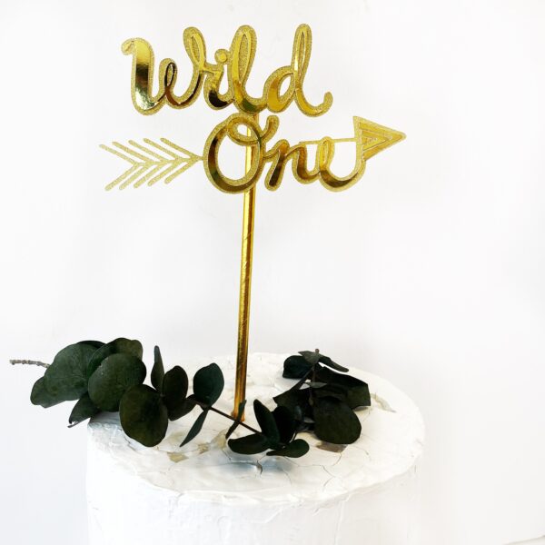 foto alternativa topper para tarta wild one