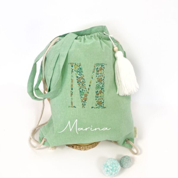 mochila verde