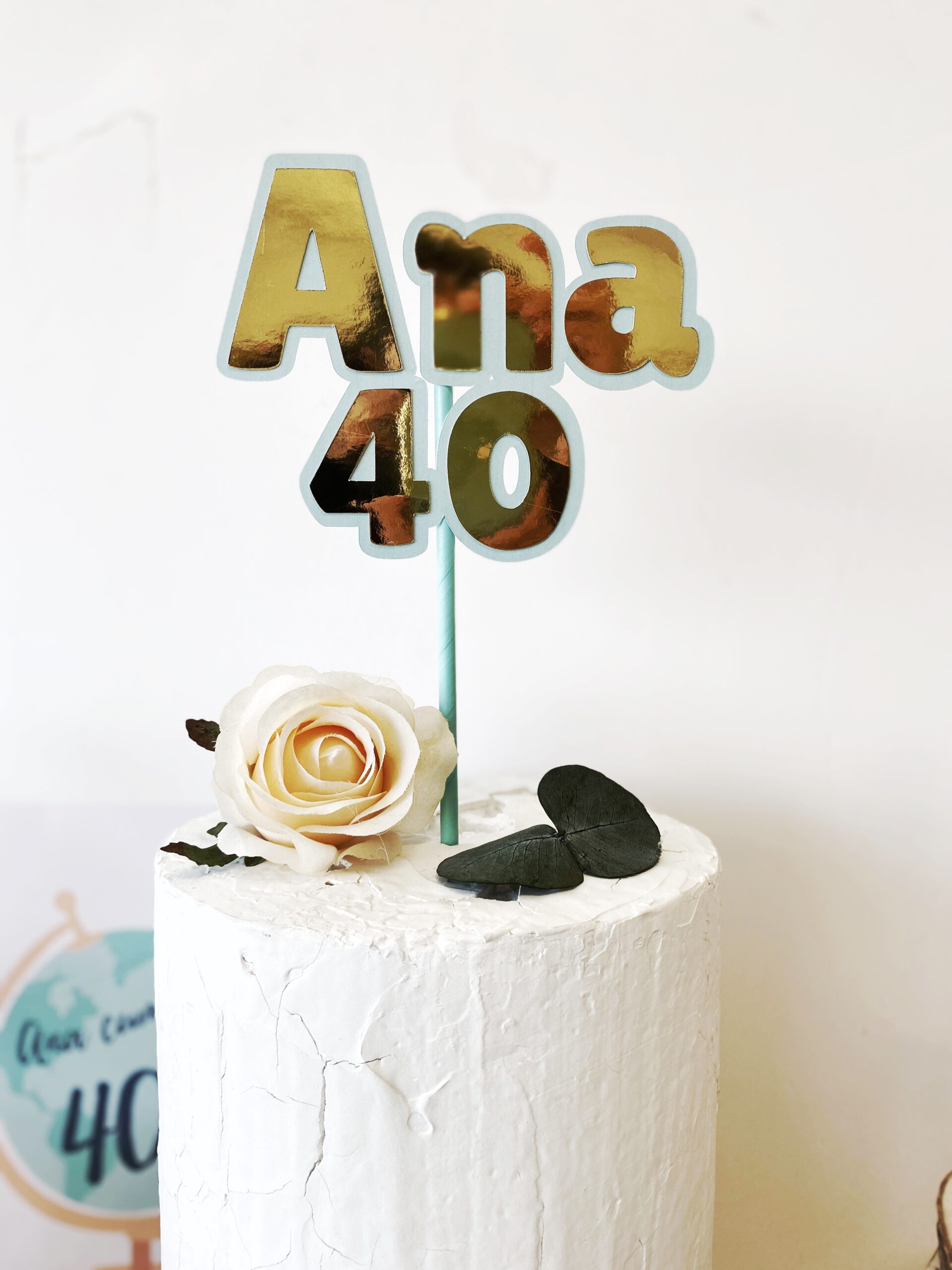 Cake Topper CUMPLEAÑOS Para Tarta 🎂 Personalizado