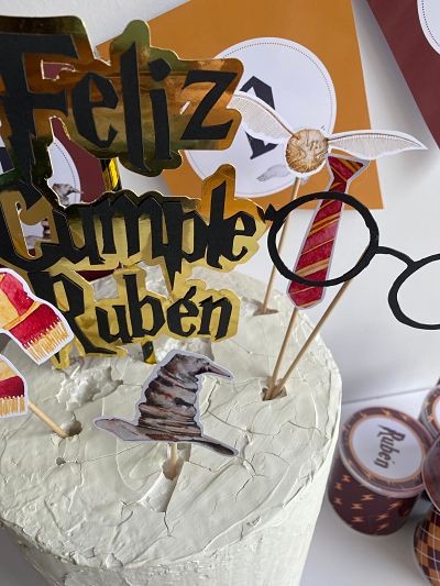 Decoración De Fiesta De Cumpleaños De Harry Potter Globos Tartas