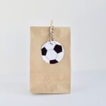 Bolsita de papel color kraft para chuches Balón de Fútbol