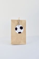Bolsita de papel color kraft para chuches Balón de Fútbol