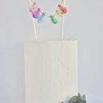 Topper guirnalda tassels de papel de seda