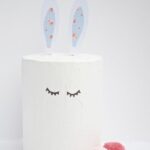 Topper Conejo Celeste Modelo 2