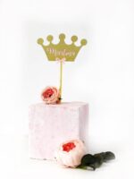 FOTO PRINCIPAL TOPPER TARTA CORONA PRINCESA