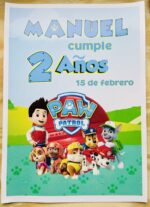 Caja de decoración de cumpleaños Patrulla Canina - Imagen 2