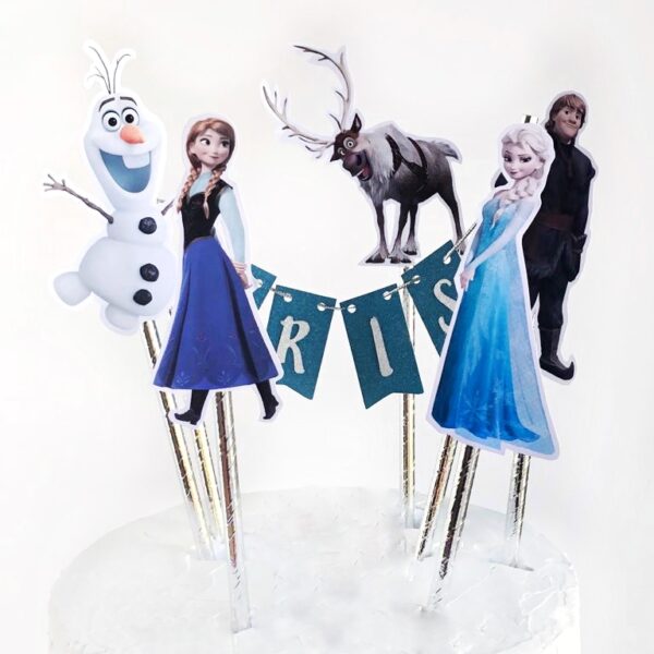 Topper para tarta Frozen