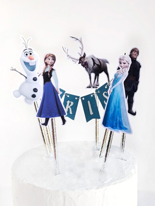 Topper para tarta Frozen