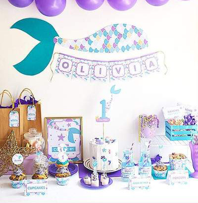 YIWIK Cajas de Sirena & Mar Divertidas [24 Unidades] Detalles de Cumpleaños  para Niños y Niñas & Decoración Adornos Fiestas Infantiles | 16x9,6x9,6cm