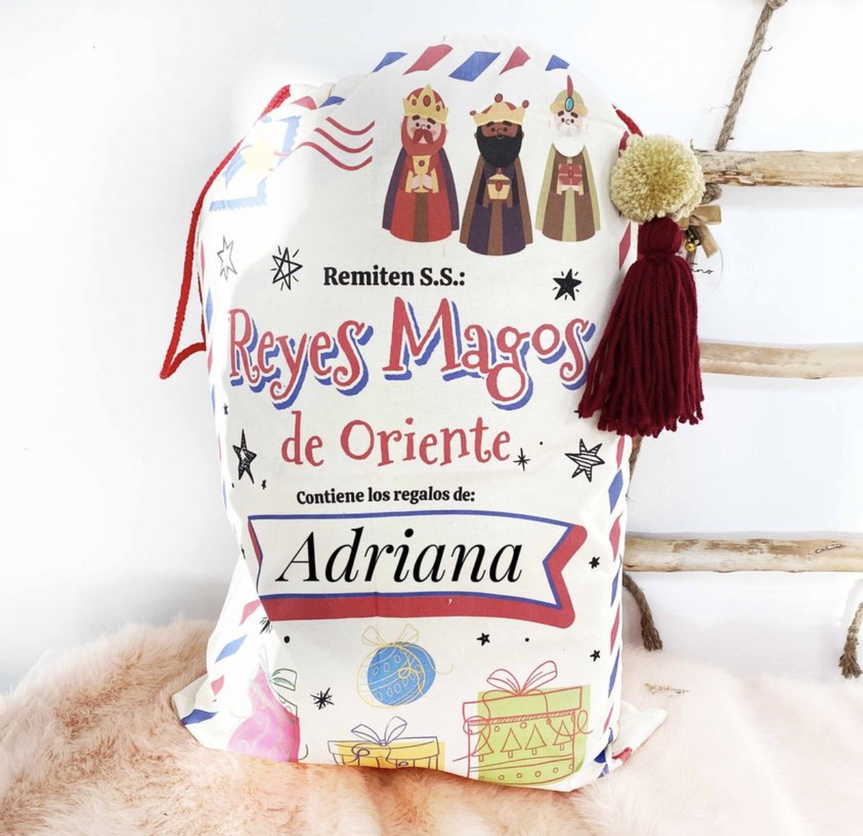 saco de reyes magos personalizado