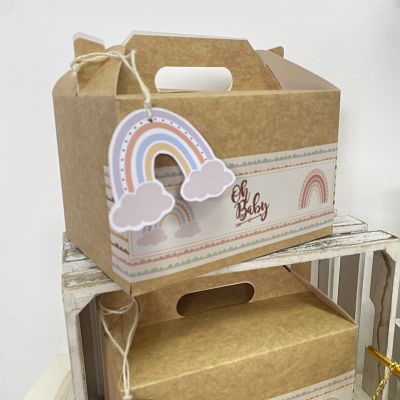 Foto alternativa 1 Caja de fiesta decoración Arco Iris Boho