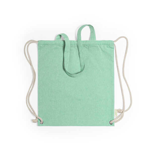 foto bolsa verde agua mochila