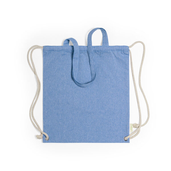 foto bolsa mochila azul