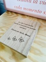 Marcos para fotos personalizado de madera "Gracias por tanto" 15x20 - Imagen 3