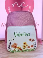 Mochila personalizada Flores Silvestres
